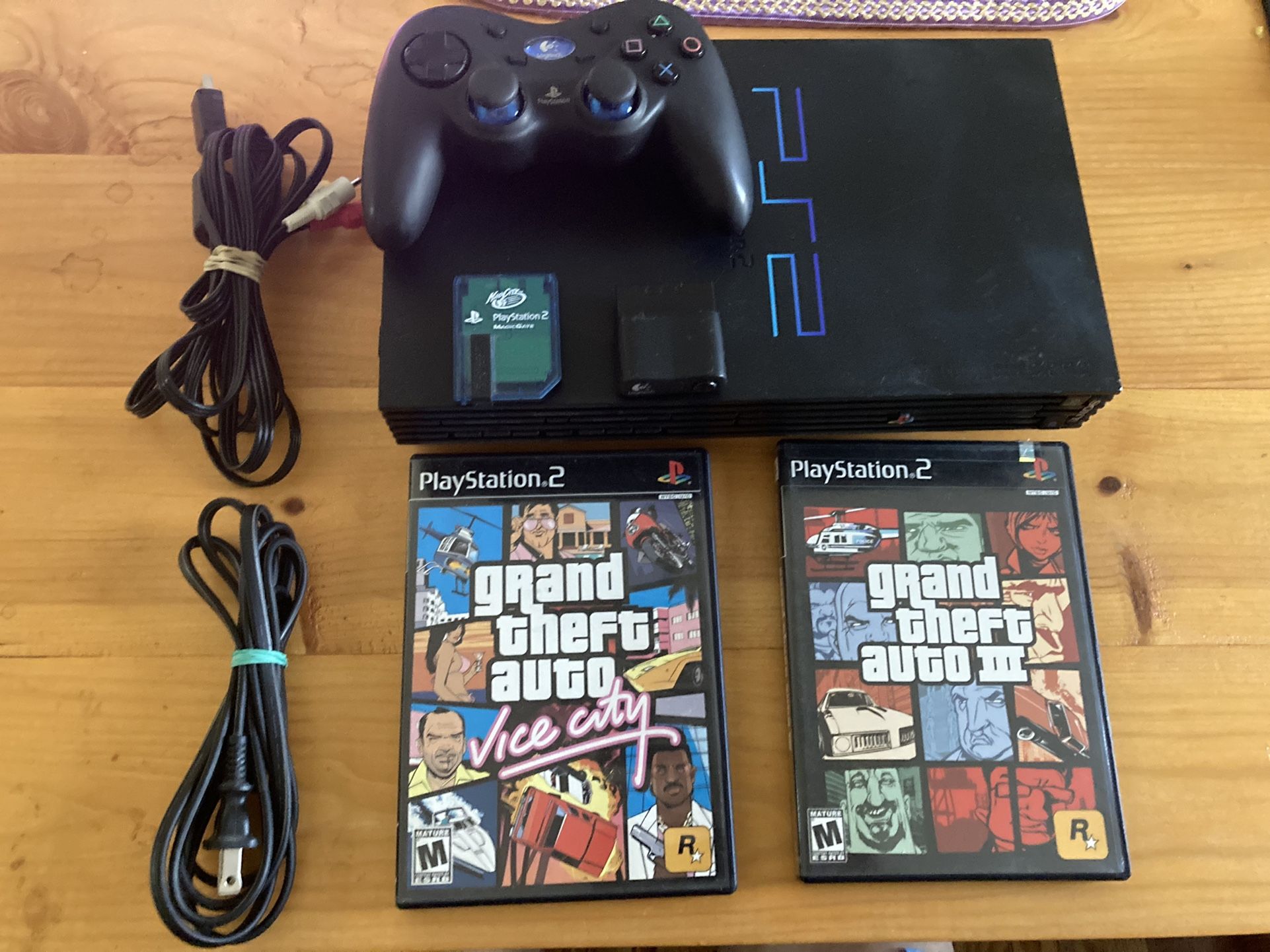 Sony PlayStation 2 PS2 Fat w/ Controller+ GTA Vice City+Memory Card for  Sale in Decatur, GA - OfferUp