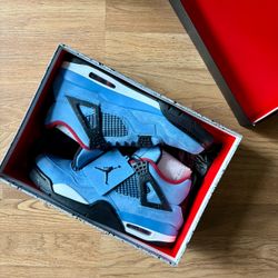 Jordan 4 Retro Travis Scott Cactus Jack Size 10.5 M / 12 W