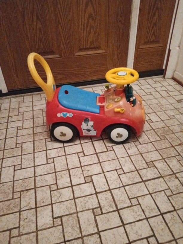 Kiddieland Disney And Friends Toddler Ride On Car 