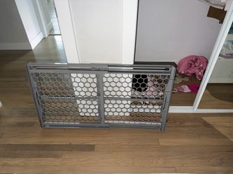 Gray Plastic Baby Safety Gate