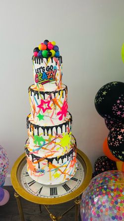 Glow in the dark dummy cake