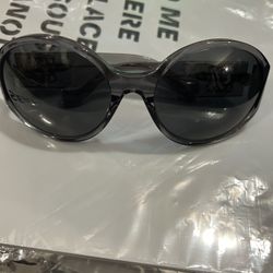 Loewe Sunglasses Large Grey Clear Used Authentic 