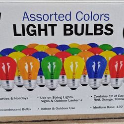 Assorted Color Light Bulbs