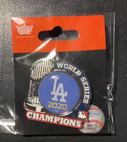 LA Dodgers 2020 World Series Champion Pin