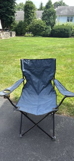 Navy camping foldable chair