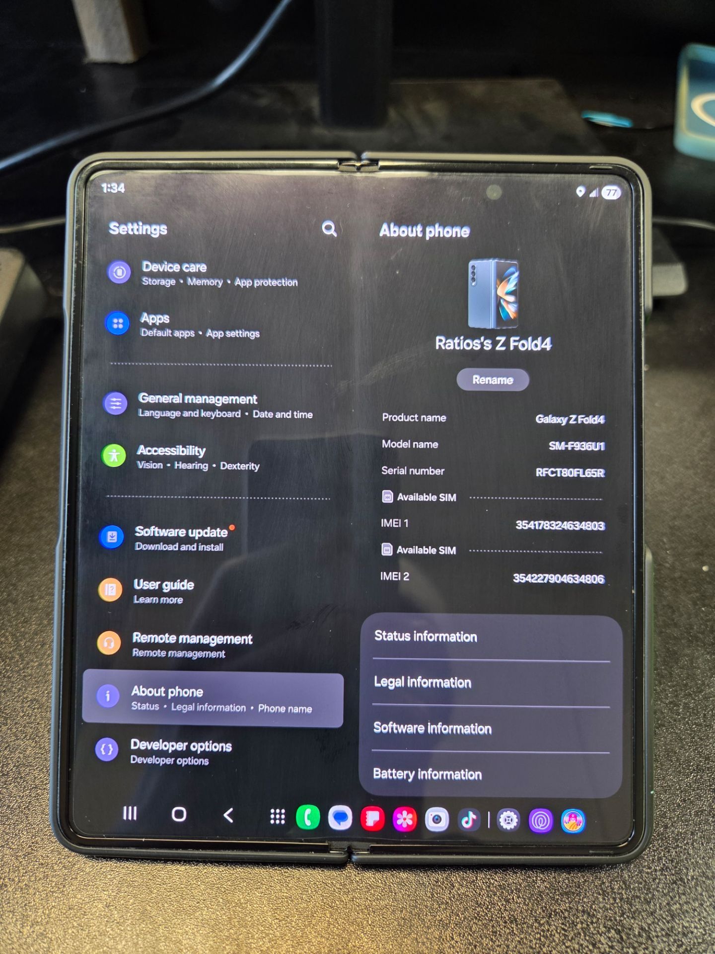 Samsung Z Fold 4, 512Gb Unlocked