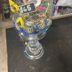 Beautiful Jewelry Jars Made Wit Loved 