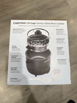 Chefman 10 Cup Family-Sized Rice Cooker