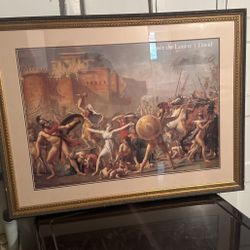 Ancient Battle - Les Sabines by Jacques-Louis David