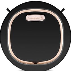 Automatic Vacuum Cleaner, 3-in-1 Cleaning Robot, Anti-Collision Strip Design, Quiet Slim, Household Essentials for Cleaning Pet Hair, Marble,Ceramic T