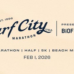 Surf City Half Marathon Feb 1, 2026