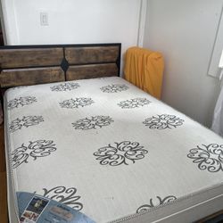Full Bed Frame  With Mattress 
