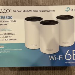 Tri-Band Mesh Wi-Fi GE Router System!