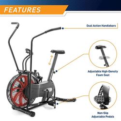 New Marcy Exercise Fan Bike