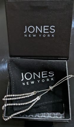 Jones of New York Double Banded Bracelet With Slide Closure