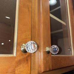 Real Swarovski Knobs For Dressers/Cabinets Set Of 17 