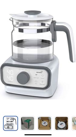 🍼 NEW – Baby Instant Warmer & Glass Water Boiler (1.3L) 💧 Perfect Temperature Control for Formula, Coffee & Tea