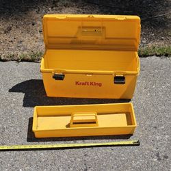 Tool Box, 20" With Utility Tray