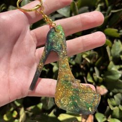 Green High heel Keychain