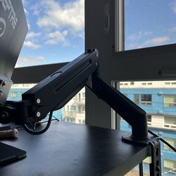 Suptek Gas Spring Monitor Arm Desk Mount, Set of 2