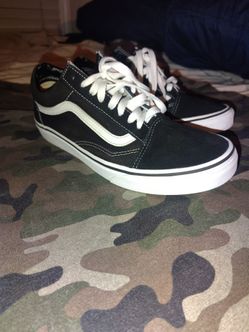Vans old school skate shoes