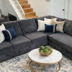 Ashley Furniture Large Charcoal Sectional – Excellent Condition!