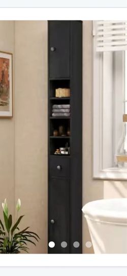 Tall narrow shelf