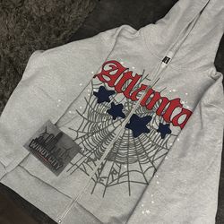 Sp5der Zip Up Hoodie