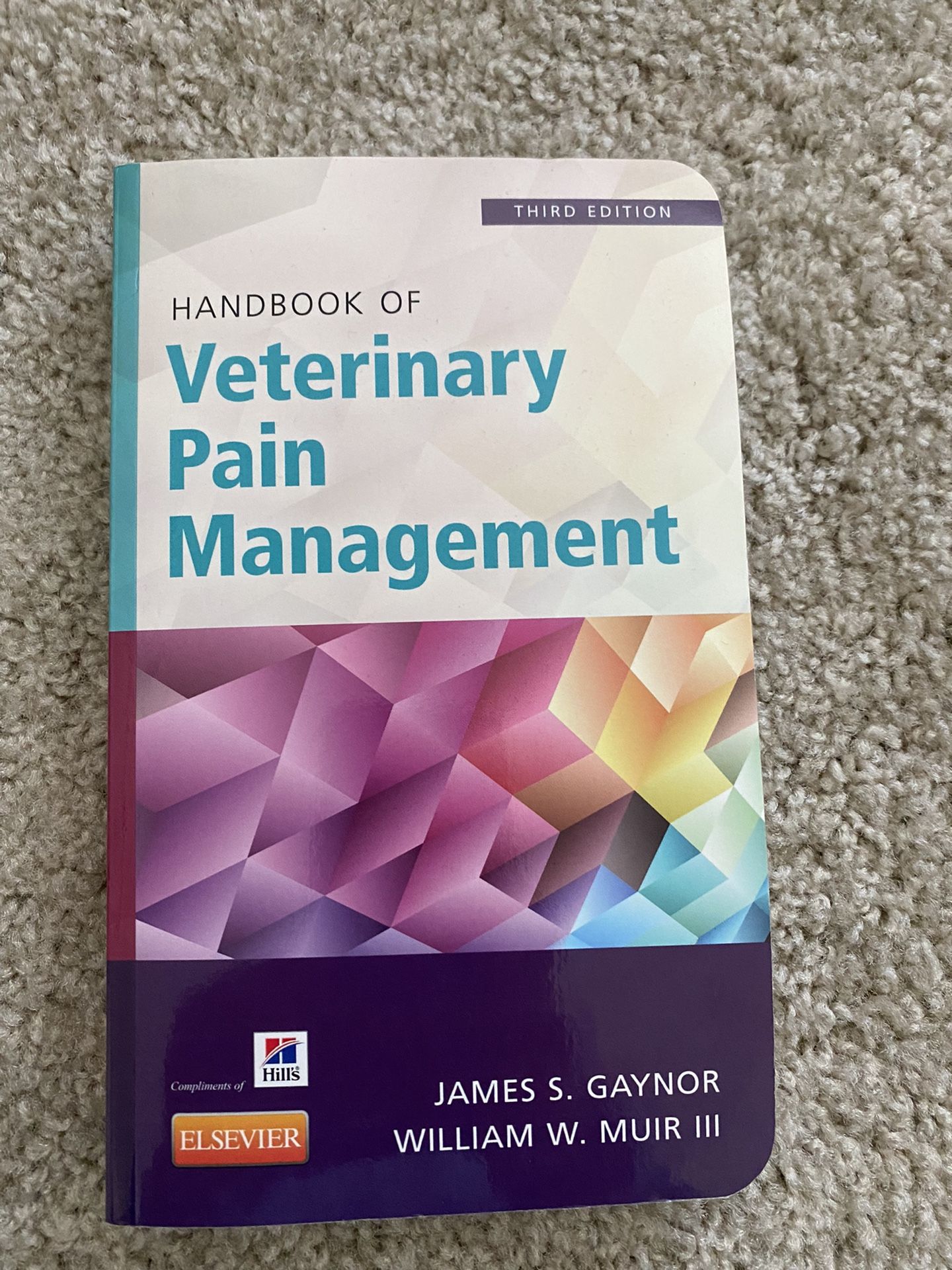 HANDBOOK OF VETERINARY PAIN MANAGEMENT 3rd Edition