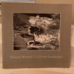 Edward Weston’s California Landscapes By James  Enyeart 1st Edition Photography Excellent Condition With Slide In Cover1984