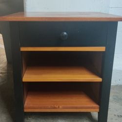 Vintage Solid Wood Side Table/Night Stand/Bookcase/Cabinet/Shelf 