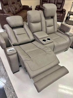 Color Options real leather power reclining sofa power Reclining Loveseat Power Recliner Only $39 Down Payment 👉 PLEASE ASK FOR JON GREEN WHEN YOU ARR
