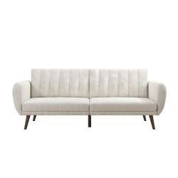 Brittany Futon, Ivory Corduroy Fabric
