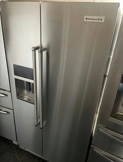 KitchenAid Side by Side Refrigerator Stainless Steel