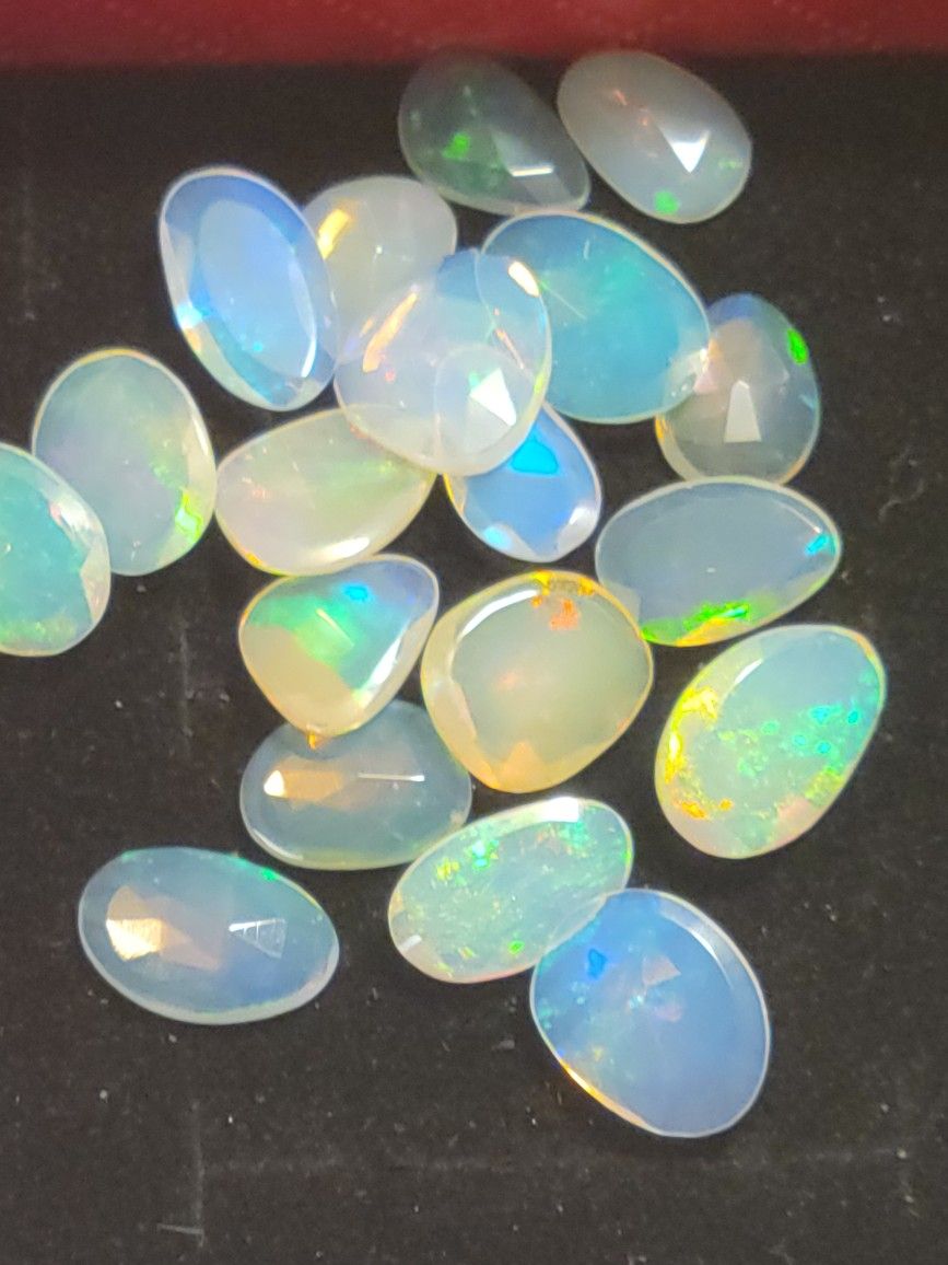 2pcs. Ethiopian Fire Opal Crystal