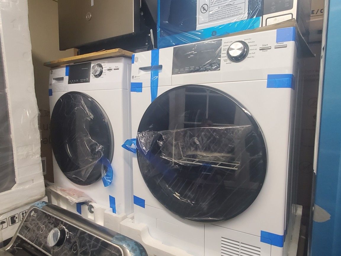 GE 24 inches ventless new washer and dryer new in box 1 Gear compact warranty