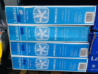 Circulating Box Fan $15 Lasko 20 in. 3 Speed Air
