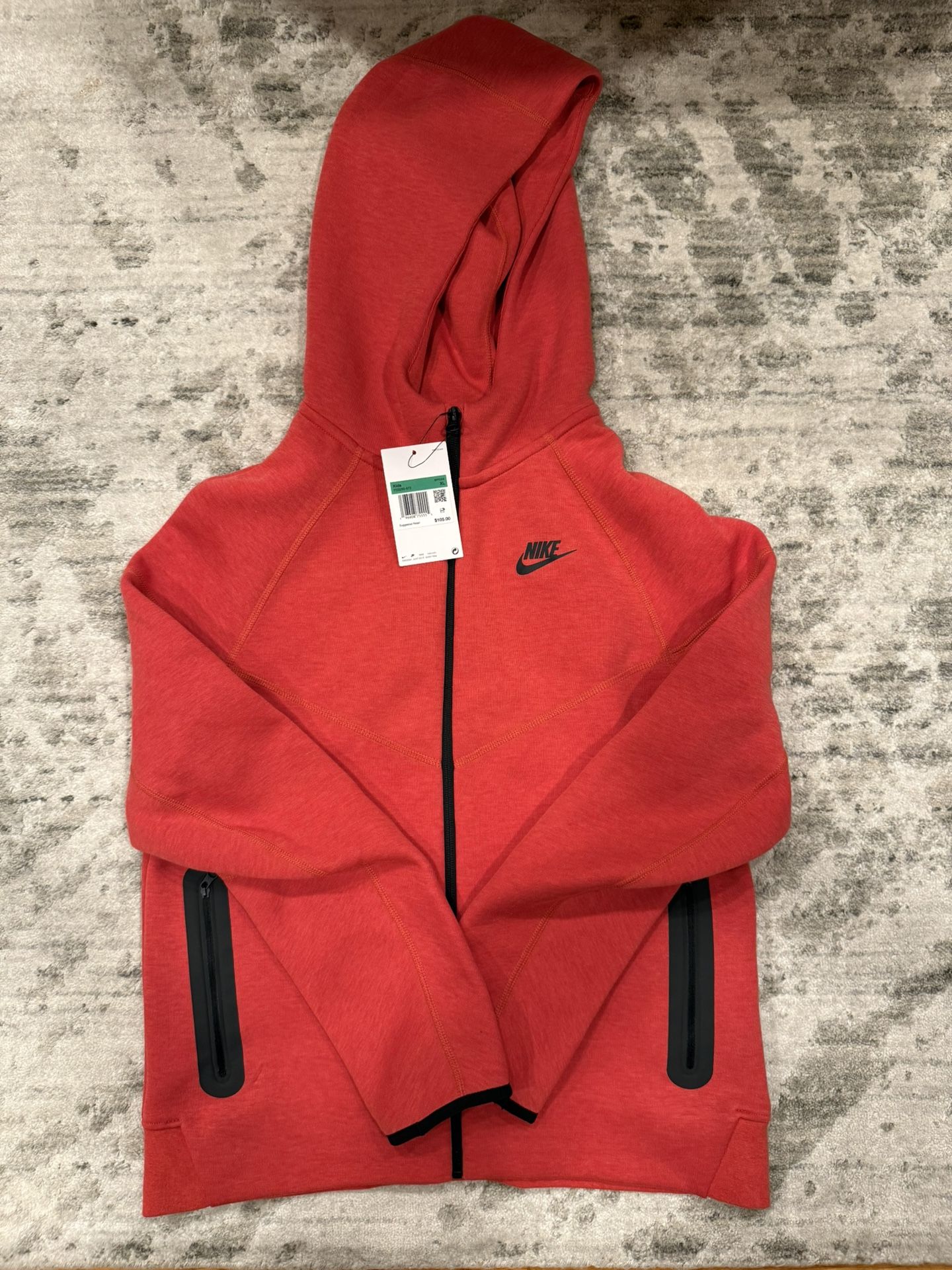 Nike Sportswear Tech Fleece Big Kids Full Zip Hoodie, sz Large, Brand New!