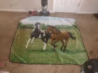 Blanket fits a twin bed