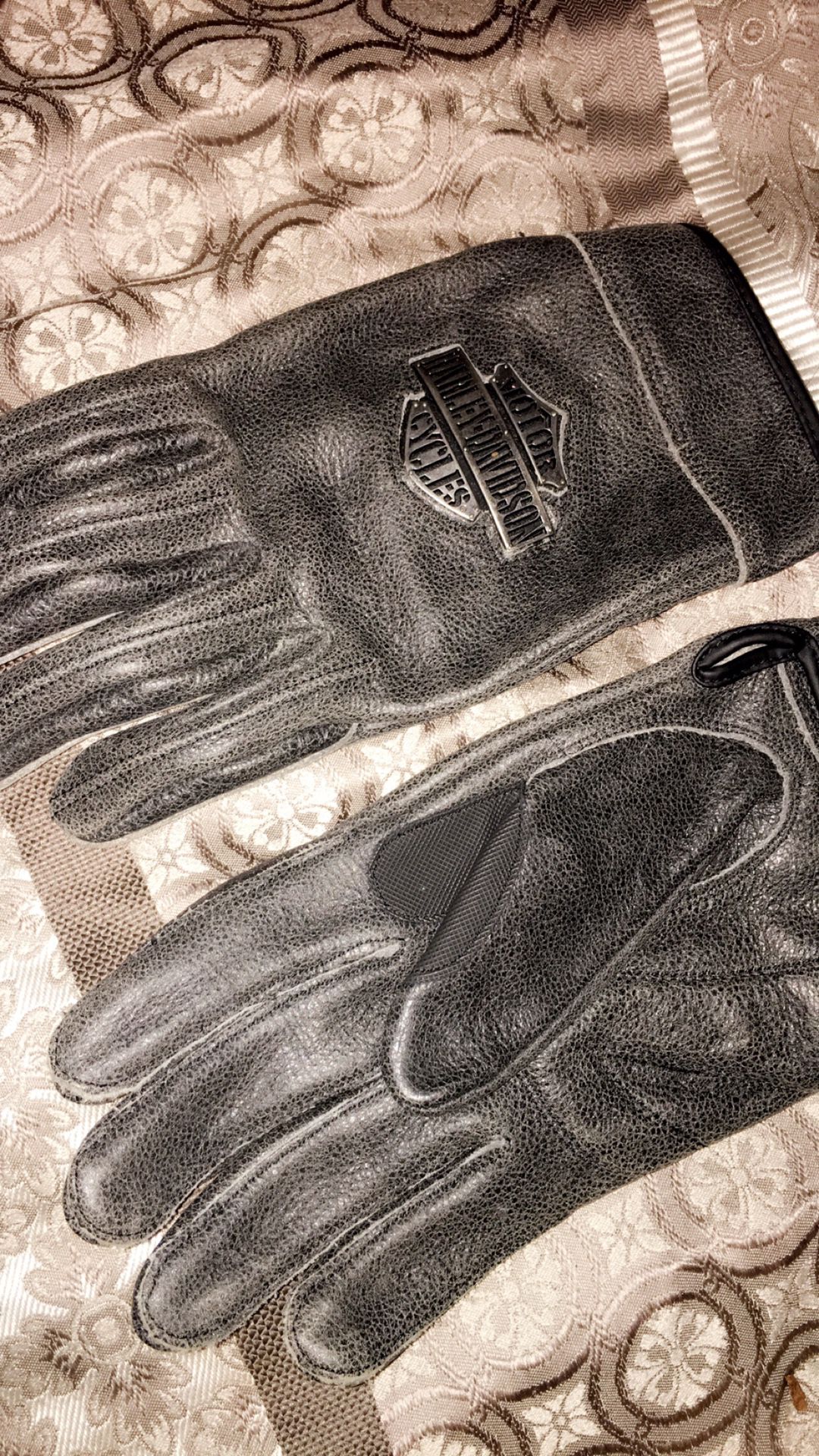 Harley Davidson Motorcycle Gloves L