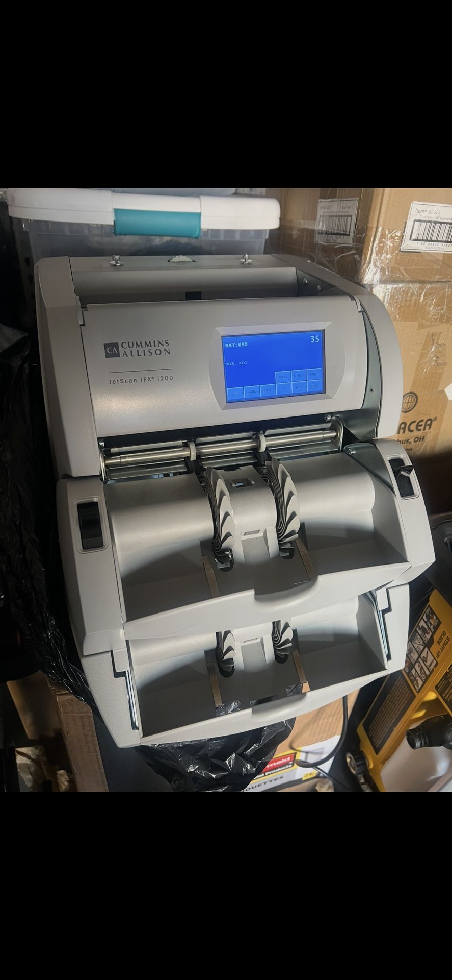 Cummins Allison Jet, Scan Money Counter