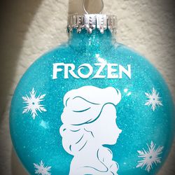 Personalized Frozen ornament