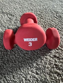 3 pound weighted dumbbells