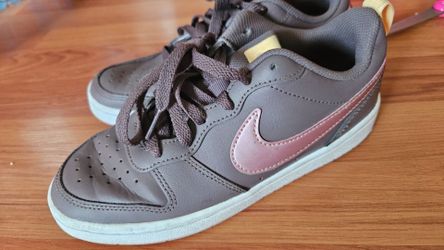 Purple Nike Court Borough shoes 4y