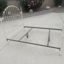 Vintage Metal Bed Frame 