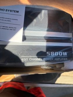 Mosfet power car audio amplifier