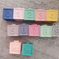 Sensory Montessori Stacking Blocks -- Educational Learning Toy