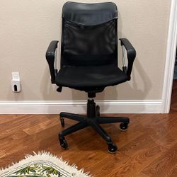 Office Chair In Black Mesh