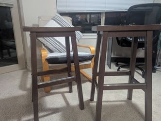 Solid Wood Counter Height Bar Stool