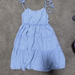 Light Blue Summer Dress, Flowy, Light, And Versatile
